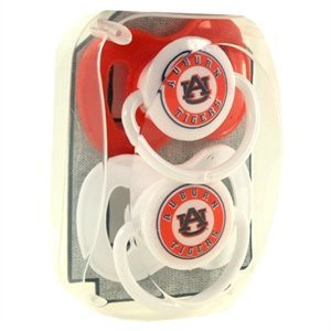 Jenkins Enterprises NCAA Auburn Tigers Two Pack of Baby Paciifers