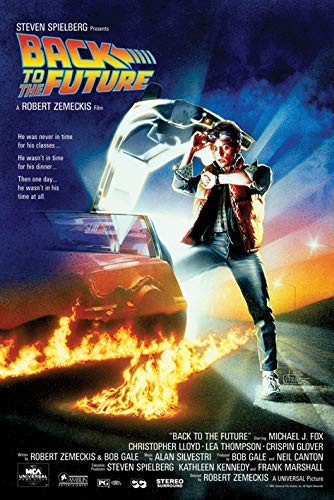 Kopoo Back to The Future  Movie Poster Regular Style Size 24 x 36 60 x 915 cm
