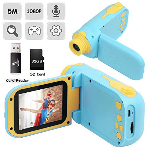 Kids Camera Video Camera Camcorder for Kids Gifts1080P HD DV Digital Video Camera with 24inch Screen 12MP Kids Camera for Children Boys Girls 310 Year Old with 32G SD Card SD Card Reader Kids Camera Video Camera Camcorder for Kids Gifts1080P HD DV Digital Video Camera with 24inch Screen 12MP Kids Camera for Children Boys Girls 310 Year Old with 32G SD Card SD Card Reader