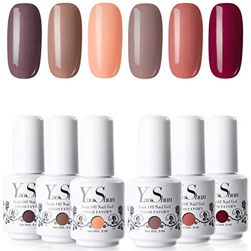 YaoShun Gel Polish Soak Off Nail Gel UV LED Gel Polish 8ml Gel Polish French Manicure Gel Nail Salon Art Kit YaoShun Gel Polish Soak Off Nail Gel UV LED Gel Polish 8ml Gel Polish French Manicure Gel Nail Salon Art Kit