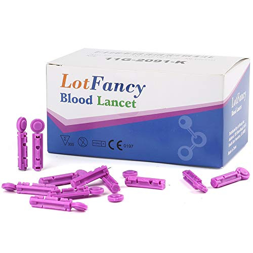 LotFancy Lancets 30 Gauge 300 Twist Lancets for Diabetic Blood Testing Disposable