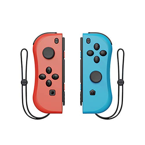 Geekper Wireless Joy Pad Controller for Switch LR Joycon Pad Replacement for Nintendo Switch Controllers WiredWireless Switch Remotes  Red and Blue