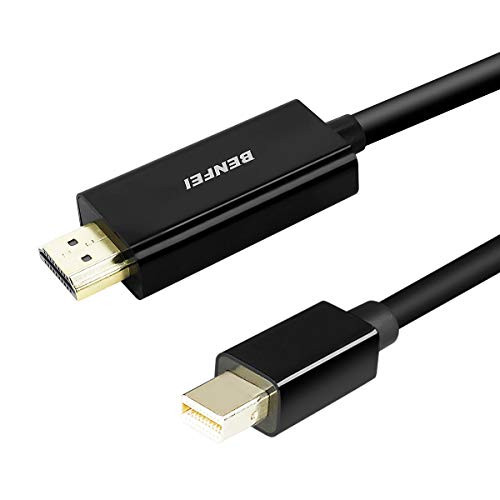 Mini DisplayPort to HDMI Cable Benfei Mini DP to HDMI 15 Feet Cable Thunderbolt Compatible with MacBook AirPro Surface ProDock Monitor Projector Mini DisplayPort to HDMI Cable Benfei Mini DP to HDMI 15 Feet Cable Thunderbolt Compatible with MacBook AirPro Surface ProDock Monitor Projector