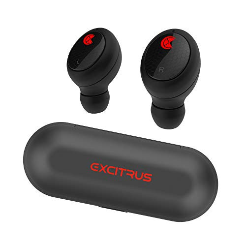 Excitrus Bluetooth 50 Wireless Earbuds with ?Wireless Charging Case? IPX4 Waterproof TWS Stereo Headphones inEar Builtin Mic Headset Premium Sound with Super Bass for Sport Excitrus Bluetooth 50 Wireless Earbuds with ?Wireless Charging Case? IPX4 Waterproof TWS Stereo Headphones inEar Builtin Mic Headset Premium Sound with Super Bass for Sport