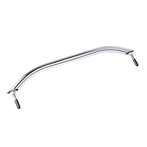 Boat Handrail 16 inch Stainless Steel Polished Heavy Duty Round Tube Grab Handle for Marine RV Yacht