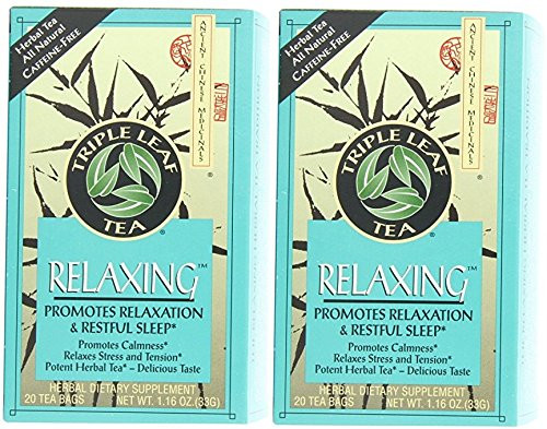 Triple Leaf Tea Relaxing 20 Tea Bag Pack of 2