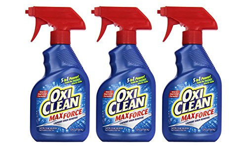 OxiClean Max Force Laundry Stain Remover Spray 12 Ounce Pack of 3