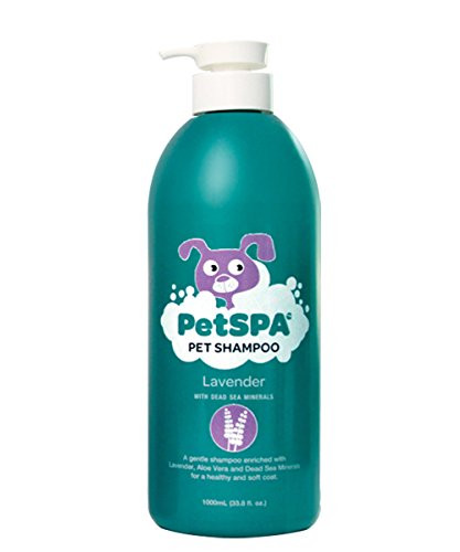 PetSPA Dog Shampoo with Calming Lavender and Dead Sea Minerals 338 Fluid Ounce