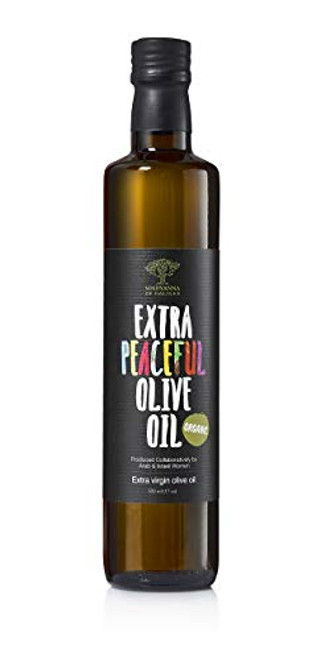 Organic Extra Virgin Olive Oil  Extra Peaceful Cold Pressed Mediterranean Olive Oil  Fair Trade Non GMO Kosher EVOO Cooking Oil  Top 100 Olive Oils in the World 169oz