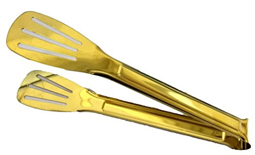 MultiPurpose Golden Serving Tongs