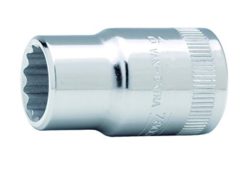7800DM19 SocketsSquare Drive 12 19mm BiHex