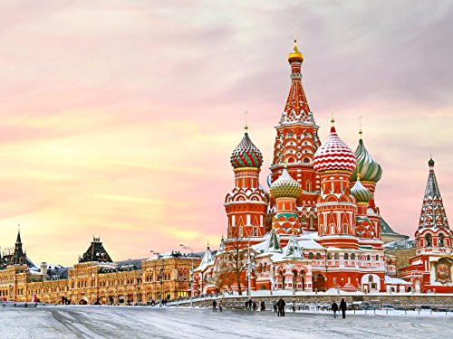 FKG Trading Adult Puzzle The Moscow Kremlin and Red Square 500Piece Puzzle