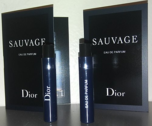 Dior Sauvage Eau De Parfum 2018 SampleVials For Men 003 oz EDP Lot Of 2 Name Brand Cologne Samples Included