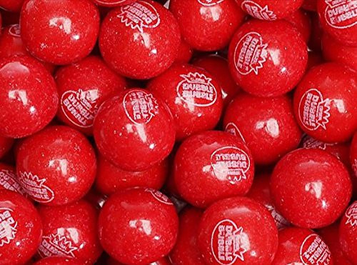 Hot Chew Spicy Cinnamon Dubble Bubble Gumballs Bulk 1 Pound Pack