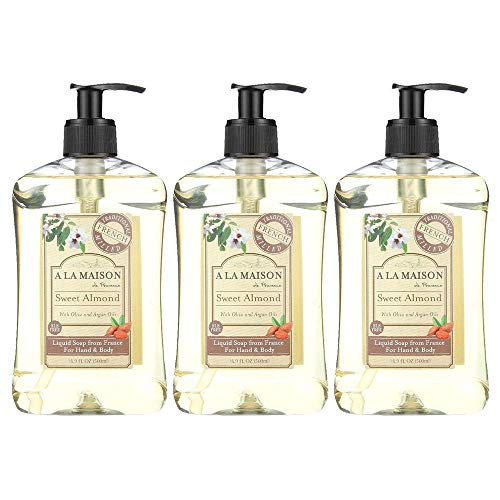 A La Maison Liquid Soap Sweet Almond 169 Fl Oz Pack of 3 A La Maison Liquid Soap Sweet Almond 169 Fl Oz Pack of 3