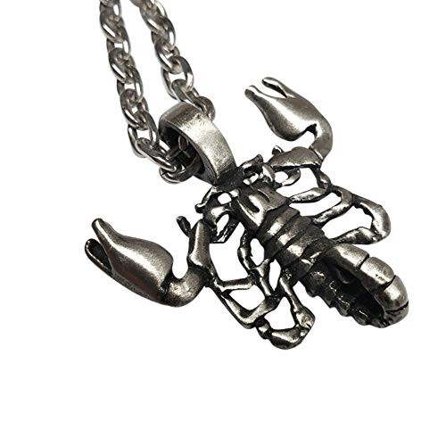Cyber Gothic factory Scorpion Necklace Biker Jewelry Street Style Pewter Pendant Stainless Steel Chain Cyber Gothic factory Scorpion Necklace Biker Jewelry Street Style Pewter Pendant Stainless Steel Chain