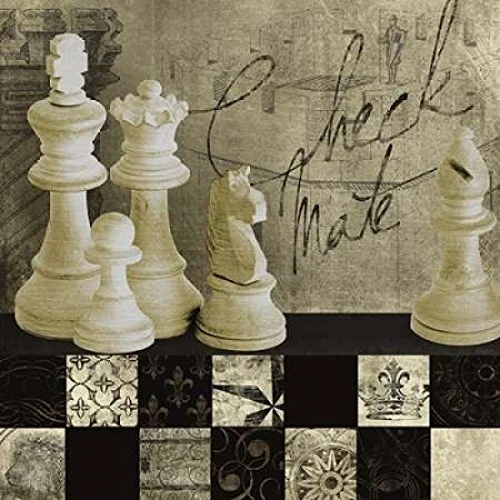 Posterazzi Checkmate Poster Print by Katrina Craven 24 x 24