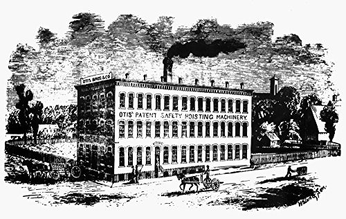 Otis Elevator Factory Nthe Otis Elevator FactoryNat Yonkers New York C1870 Contemporary American Wood Engraving Poster Print by 18 x 24 Otis Elevator Factory Nthe Otis Elevator FactoryNat Yonkers New York C1870 Contemporary American Wood Engraving Poster Print by 18 x 24