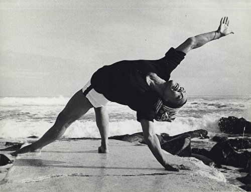 Posterazzi Eartha Kitt Stretching at The Beach Photo Print 10 x 8
