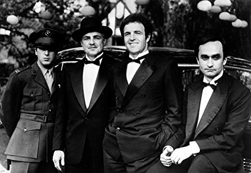 Marlon Brando James Caan Al Pacino and Jon Cazale in The Godfather Photo Print 10 x 8 Marlon Brando James Caan Al Pacino and Jon Cazale in The Godfather Photo Print 10 x 8