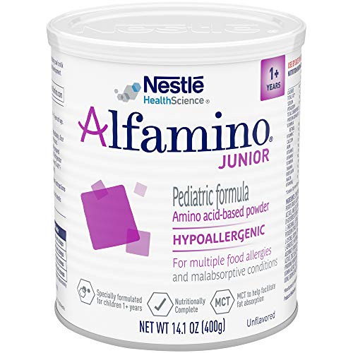 Alfamino Junior Amino Acid Based Pediatric Formula Unflavored 141 oz Canister