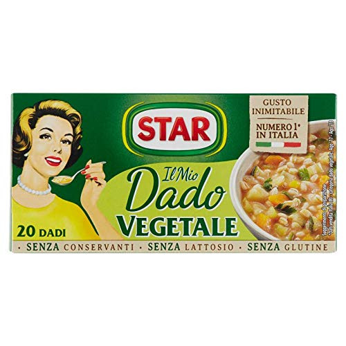 Star Il Mio Dado Vegetale Bouillon Cubes Vegetable Taste Pack of 20 10g Each  Italian Import