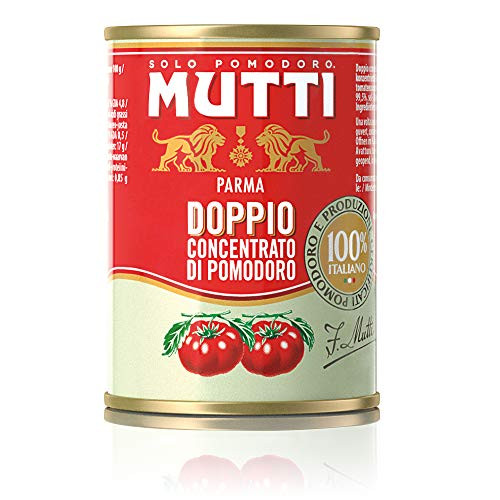 Mutti  494 oz 12 Pack of Double Concentrated Tomato Paste  Can Doppio Concentrato from Italys 1 Tomato Brand Adds rich flavor to recipes calling for Tomato Paste