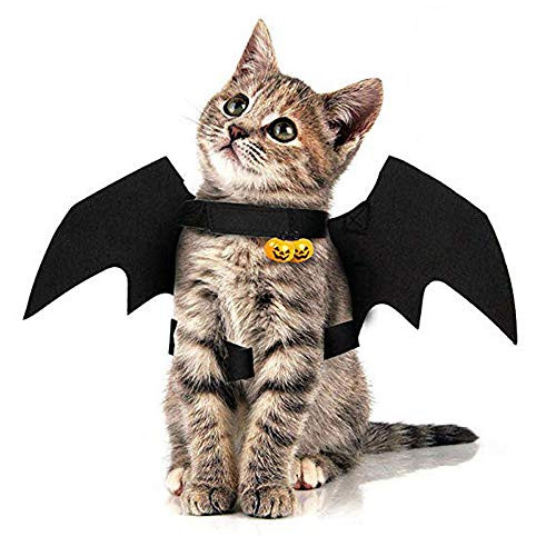 UHouse Cat Bat Wings Halloween Pet Bat Wings Cat Dog Bat Costume for Puppy Dog Cat