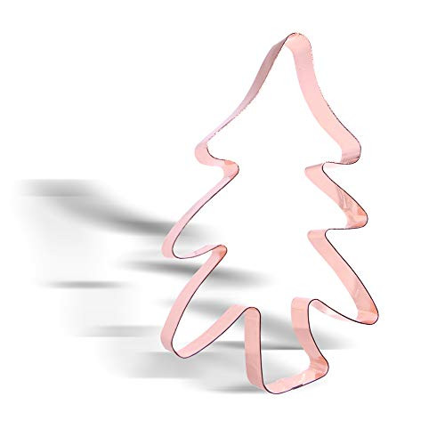 55 inch Large Christmas Tree Cookie Cutter  Copper