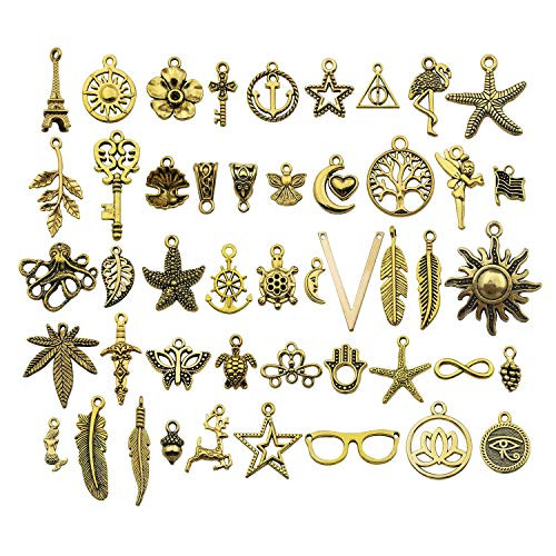 100g about 86pcs Craft Supplies Mixed Antique Gold Charms Pendants For Jewelry Findings Making Accessory For DIY Bracelet Necklace M249 100g about 86pcs Craft Supplies Mixed Antique Gold Charms Pendants For Jewelry Findings Making Accessory For DIY Bracelet Necklace M249