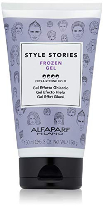 Alfaparf Milano Style Stories Extra Strong Frozen Hair Gel Maximum Hold Long Lasting All Day Hold Professional Salon Quality Hair Styling Product 53 oz Alfaparf Milano Style Stories Extra Strong Frozen Hair Gel Maximum Hold Long Lasting All Day Hold Professional Salon Quality Hair Styling Product 53 oz