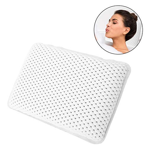 Bath Pillow PVC Bath Pillow Head Support Neck Shoulder Rest Spa Home Bath Pillow for Tub Tub Relaxing Pillow