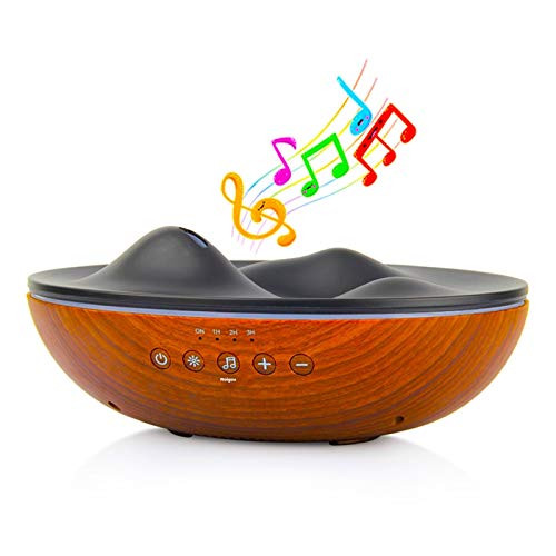 Ultimate Aromatherapy Diffuser  Essential Oil Diffuser  Ultrasonic Diffuser  Essential Oils Humidifier  with Bass Sound Bluetooth Speaker 50 Diffuser with 4 Timer  7 Ambient Light Settings