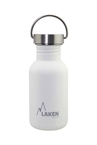 Laken Basic Steel  Stainless Steel Kids Water Bottle with Stainless Steel Cap 17oz
