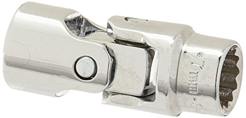 SK Hand Tool 43407 12 Point 1/4-Inch Drive Flex Socket, 7mm, Chrome
