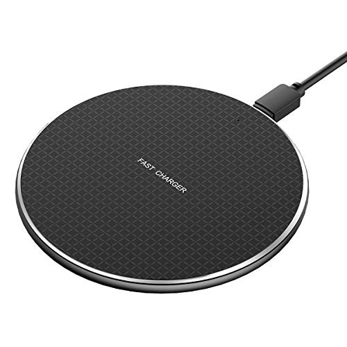 Wireless Charger for iPhone 11 Ultra Slim QiCertified 10W Fast Wireless Charging Pad Compatible with iPhone 11 Pro11 Pro MaxXSX Galaxy Note 10Note 10 PlusS10S10 PlusS10EBlack
