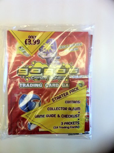 Crazy Bones Gogos Series 1 Power Starter Pack Includes Collector Album Game Guide with Checklist 3 Packs