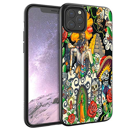 Mexico iPhone 11 Pro Max Case Protective Phone Shockproof Black TPU Silicone case for iPhone 11 Pro Max