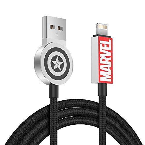 iPhone Charger Cable Lightning Fast Charging iPhone Charger Cord MFi Certified Nylon Braided for Captain America iPhone Charger Cable Lightning Fast Charging iPhone Charger Cord MFi Certified Nylon Braided for Captain America