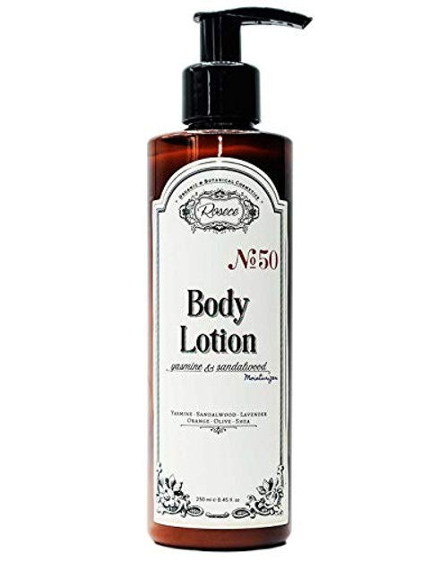 Rosece Natural Moisturizing Body Lotion Vegan Cruelty Free Yasmine Sandalwood 845 fl oz Rosece Natural Moisturizing Body Lotion Vegan Cruelty Free Yasmine Sandalwood 845 fl oz