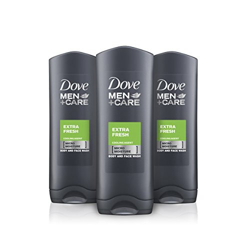 Dove for Men Extra Fresh Body and Face Wash 250ml Pack of 3