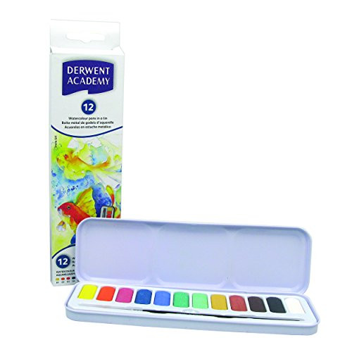 Derwent Academy Watercolor 12 Pan Set (2301955)