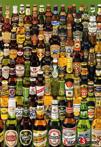Puzzlelife 500 Piece Jigsaw Puzzles Beer Collection