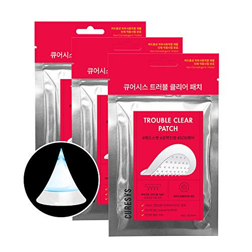 Curesys  Trouble Clear Needle Patch for Acne Cure and Pimple and Blemish Treatment with Micro Needle made of Hyaluronic acid and Madecassocide 3EA Bundle Pack27 patches