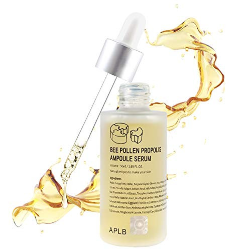 APLB Bee Pollen Propolis Ampoule Serum 169 FLOZ Antiaging Moisturizing Contain Pollen Extract and Vitamin C APLB Bee Pollen Propolis Ampoule Serum 169 FLOZ Antiaging Moisturizing Contain Pollen Extract and Vitamin C