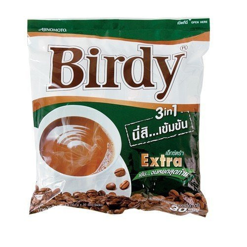 Birdy 3in1 Extra Coffee 30 Sachets Net Wt 444 G