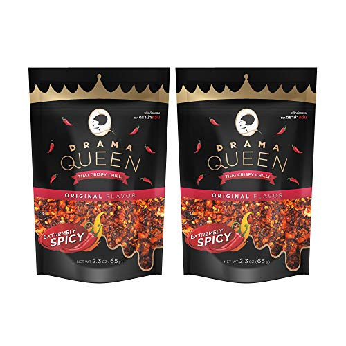 Drama Queen Thai Crispy Chili Chili Oil a Premium Hot Sauce with a Nice Chili Crunch No MSG Garlic Oil with Chili Crisp Thai Chili Peppers Chili Garlic Sauce Spicy Chili Crisp Drama Queen Thai Crispy Chili Chili Oil a Premium Hot Sauce with a Nice Chili Crunch No MSG Garlic Oil with Chili Crisp Thai Chili Peppers Chili Garlic Sauce Spicy Chili Crisp