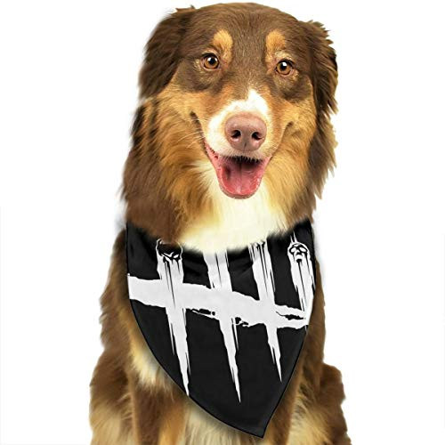 ZJBLHEQ Dead by Daylight Dog Bandanas Triangle Bibs Dog Kerchief Set Scarfs Accessories for Small to Large Dogs Cats Pets