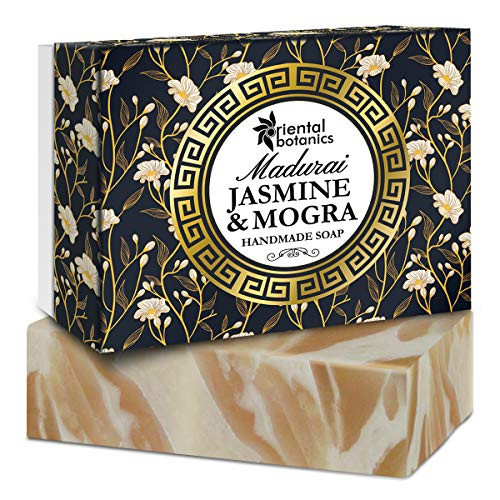 Oriental Botanics Madurai Jasmine  Mogra Handmade Luxury Soap 125 g