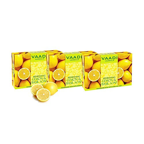 Vaadi Herbals Refreshing Soap Lemon  Basil 3x75g